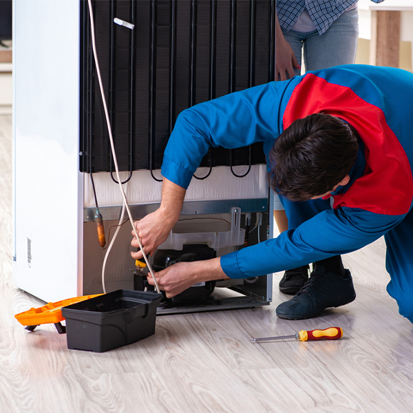 how much do you charge for refrigerator repair services in Clarksville Michigan